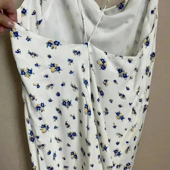 SAMSØE SAMSØE Floral Printed Dress Sun Bouquet Size Large - Picture 9 of 15